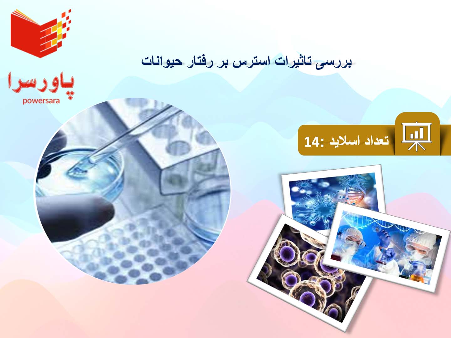 پاورپوینت در مورد بررسی تاثیرات استرس بر رفتار حیوانات